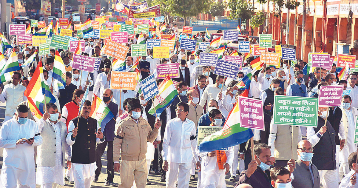 Jain community takes out peace march to save Sammed Shikhar